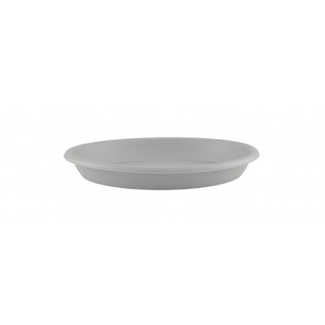 Soucoupe ronde PVC 15 gris clair
