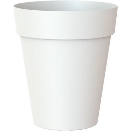 Pot rond haut CAPRI 40 blanc