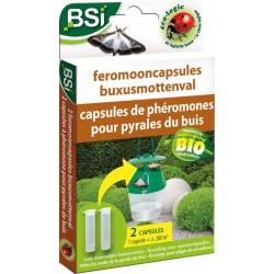 2 capsules de phéromones contre pyrale du buis