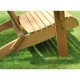 Fauteuil pliant Anastasia en eucalyptus