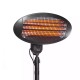 Chauffage de terrasse infra-rouge Tristar 650W - 2000W