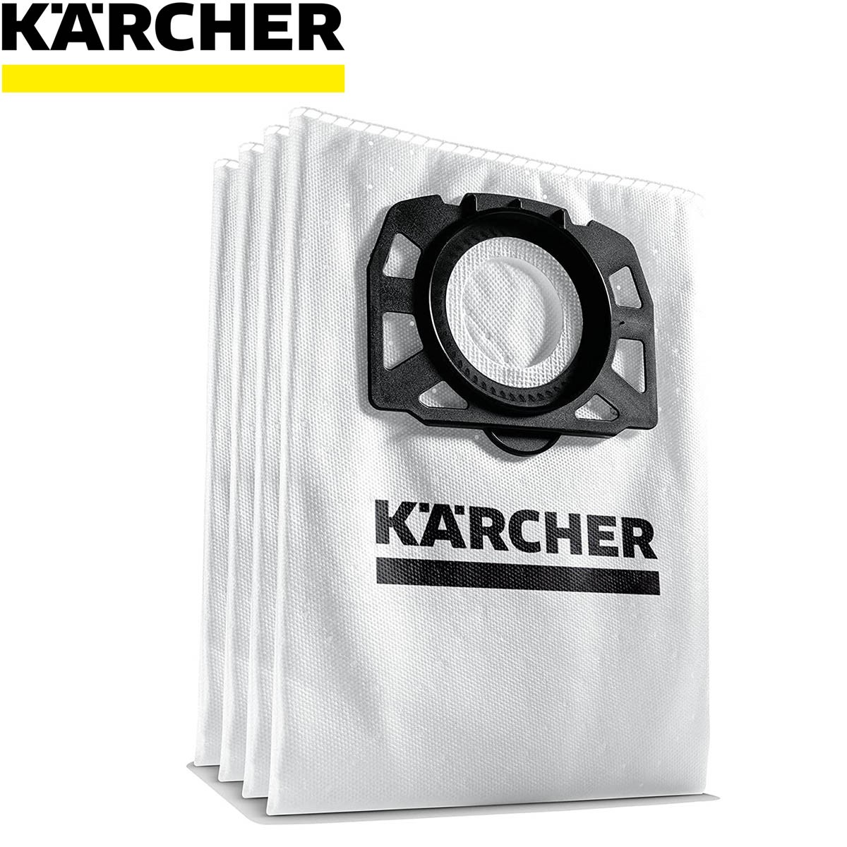 FlkwoH 12 sacs d'aspirateur pour Karcher WD4 WD5