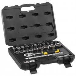 Coffret à douilles STANLEY 1/2" 24pcs