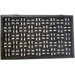 Paillasson Caoutchouc Damier 45x75cm