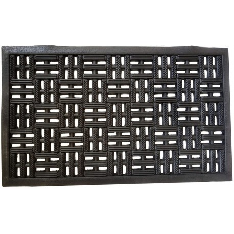 Paillasson Caoutchouc Damier 45x75cm