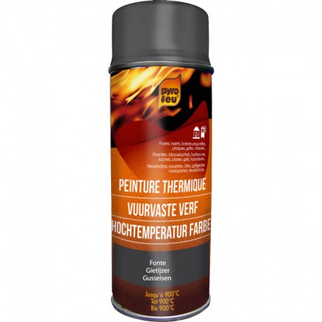 Peinture thermique fonte 900C° PYROFEU 400ml