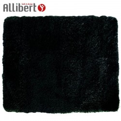 ALLIBERT tapis de bain 65x55 cm noir