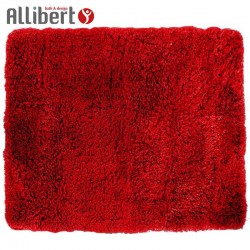 ALLIBERT tapis de bain 65x55 cm rouge