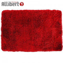 ALLIBERT tapis de bain 60x90 cm rouge