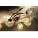 KRETA plafonnier torsadé 6 lampes