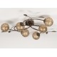 KRETA plafonnier torsadé 6 lampes