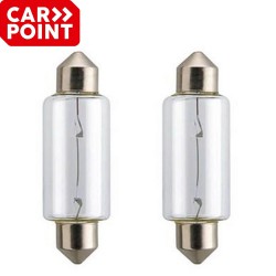 2 ampoules 12v T15x43 Carpoint premium