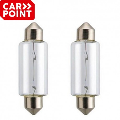 2 ampoules 12v T15x43 Carpoint premium
