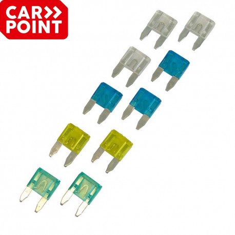 10 fusibles mini asortis Carpoint 15-30A