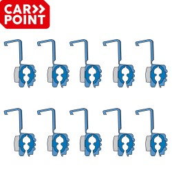 10 raccords rapides bleus Carpoint