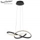 MARIA lustre torsadé noir led