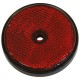 2 catadioptres ronds rouges 58mm Carpoint