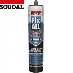 SOUDAL mastic colle Fix all Flexi blanc 290ml