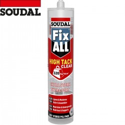SOUDAL mastic colle Fix all high tack clear 290ml