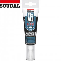 SOUDAL tube mastic colle Fix all Flexi blanc 150ml