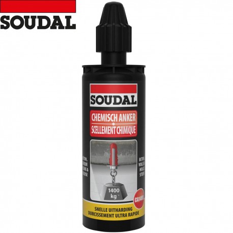 SOUDAL résine de scellement chimique 165ml