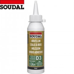 SOUDAL colle à bois résistante à l'eau D3 125gr