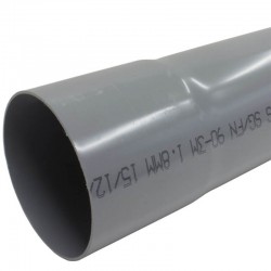 Tube PVC 2 mètres 80x1,8mm