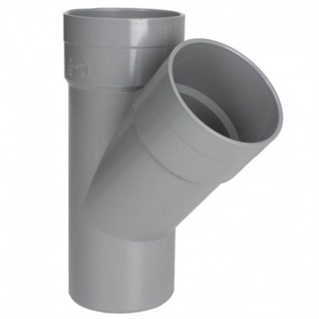 Y PVC 45° MFF 80mm