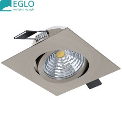 SALICETO spot encastrable LED 9x9cm