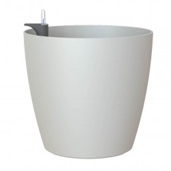 Pot PVC SANREMO gris clair 30cm