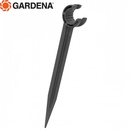 10 supports de tuyau goutte-à-goutte 13mm Gardena