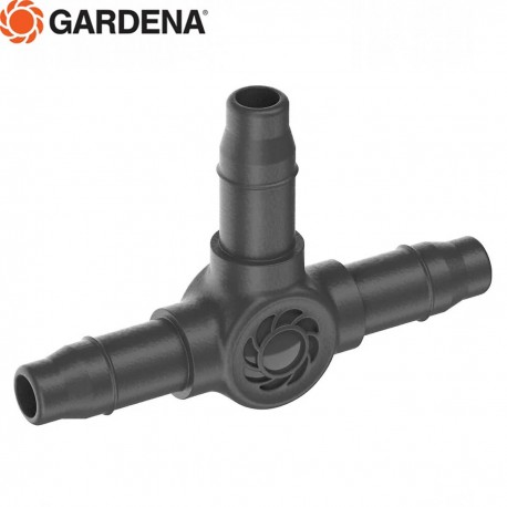 10 raccords en T pour goutte-à-goutte 4,6mm Gardena