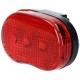 Feu arrière oval 3 LEDs rouge
