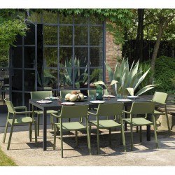 Ensemble Rio aluminium/dureltop anthracite/agave