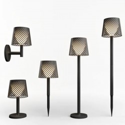 Lampe solaire 5 en 1 GRETA noire