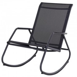 Fauteuil à bascule BARI anthracite