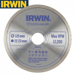 Disque diamant IRWIN jante continue Ø125mm