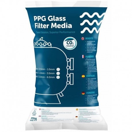 Verre de filtration PPG 25kg