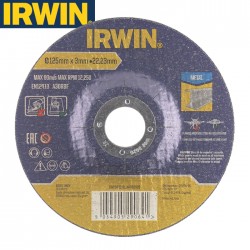 Disque à tronçonner le métal IRWIN Ø125 x 3mm