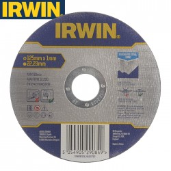 Disque à tronçonner l'inox IRWIN Ø125 x 1mm