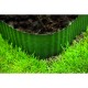 Bordure ondulée en PVC vert