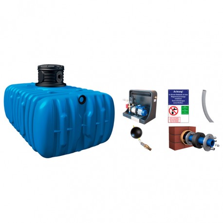Citerne pour habitation à eau de pluie Flat confort 5000L