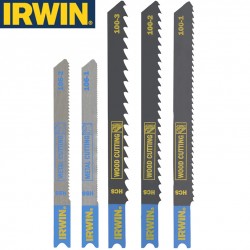 Set de 5 lames de scie sauteuse bois/métal IRWIN