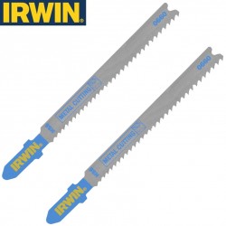 2 Lames scie sauteuse T pour métal 2,5-6 mm IRWIN