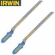 2 lames de scie sauteuse T fines pour bois 20 mm IRWIN