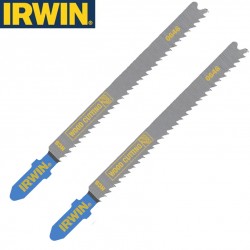 2 lames de scie sauteuse T pour strat./agglo. 30mm IRWIN