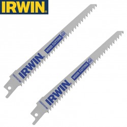 2 Lames de scie sabre 152mm pour bois/PVC IRWIN