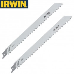 2 Lames de scie sabre 228mm pour bois IRWIN