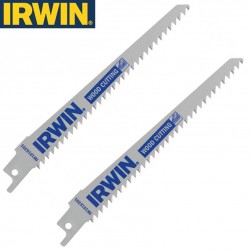 2 Lames de scie sabre 240mm pour bois/branches IRWIN