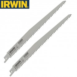 2 Lames de scie sabre 225mm taille/branches IRWIN